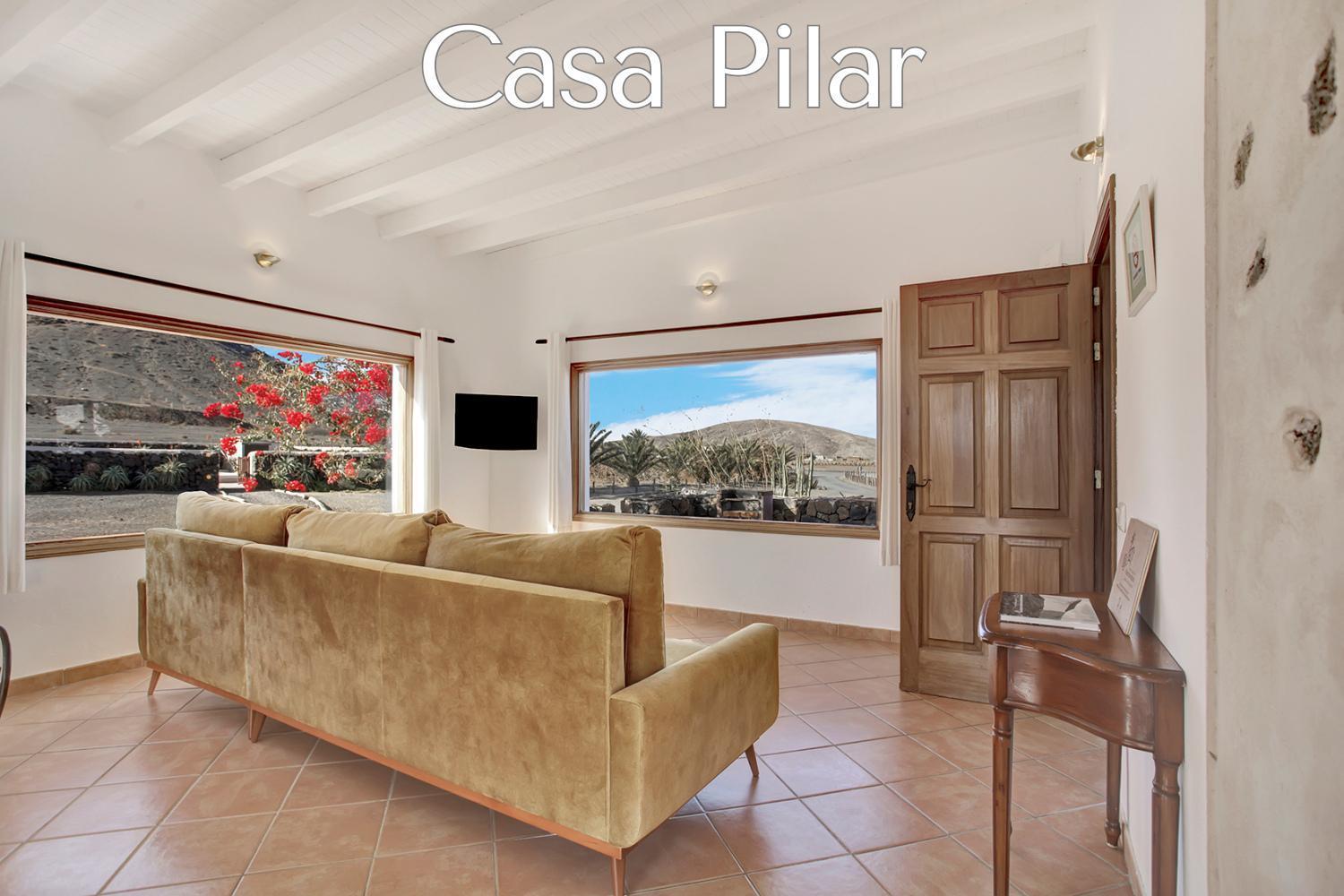 Casa Pilar, Aurora Y Tarabilla En Finca Ecologica Teguitar Extérieur photo