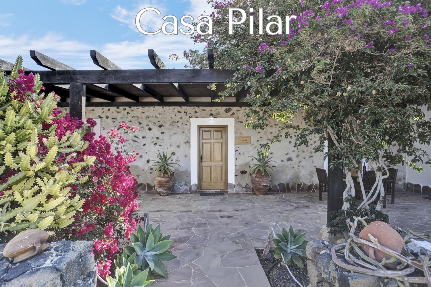 Casa Pilar, Aurora Y Tarabilla En Finca Ecologica Teguitar Extérieur photo